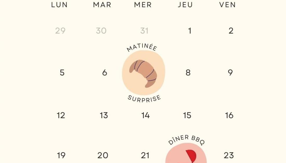 Beige Pastel Aesthetic Winter January 2023 Calendar Instagram Post